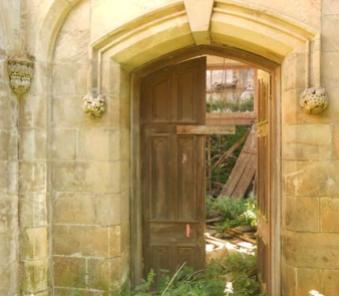 Entrance into Crawford Priory