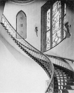 Main staircase c. 1880 Copyright: http://www.rcahms.gov.uk