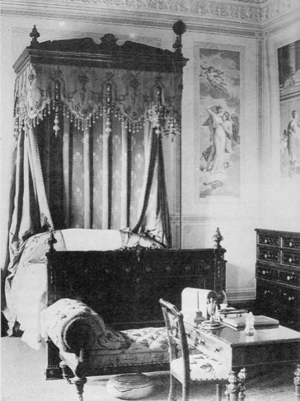Psyche bedroom at Crawford Priory, c 1880 Copyright: www.rcahms.gov.uk