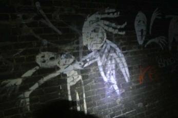 Strange creatures in the disused railway tunnels