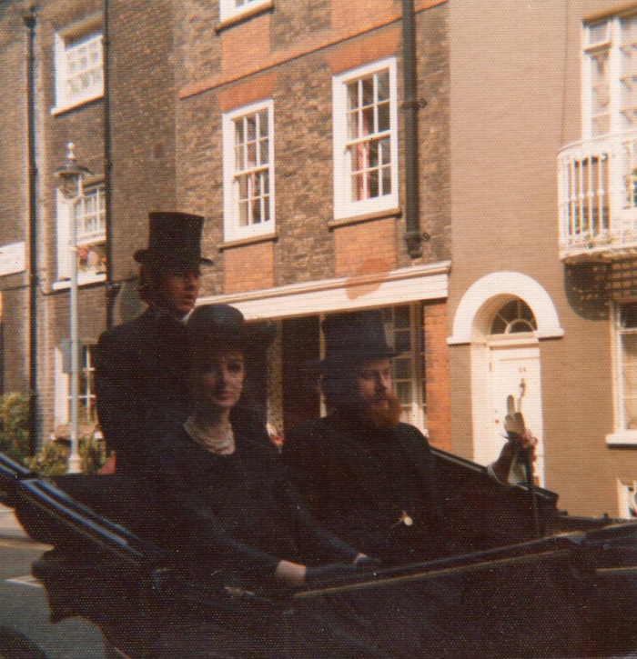 My parents on the way to Westminster Abbey