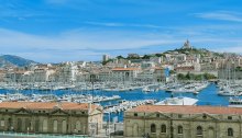 View over Marseille's Old Port (Vieux Port) by keopol